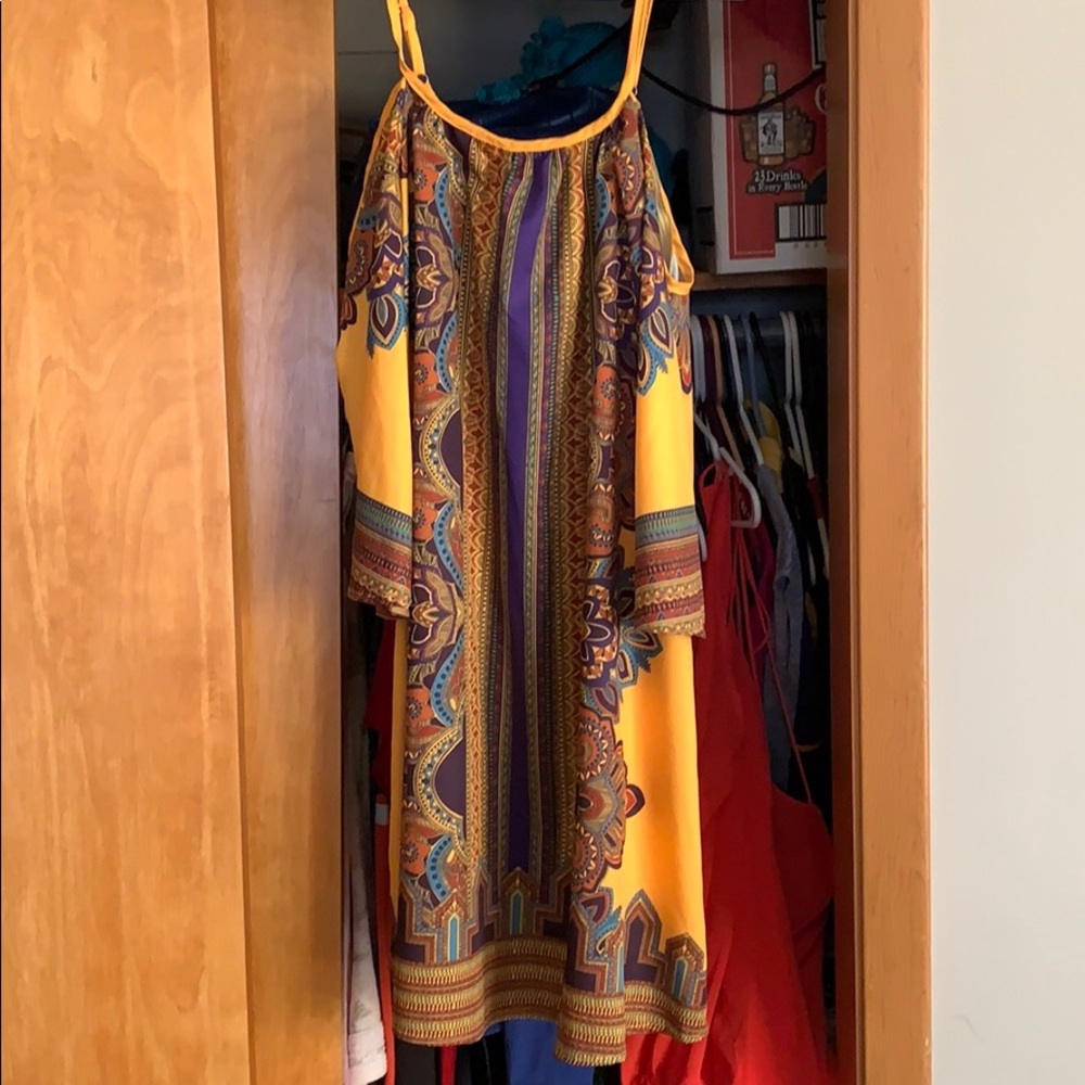 COLD SHOULDER DRESS